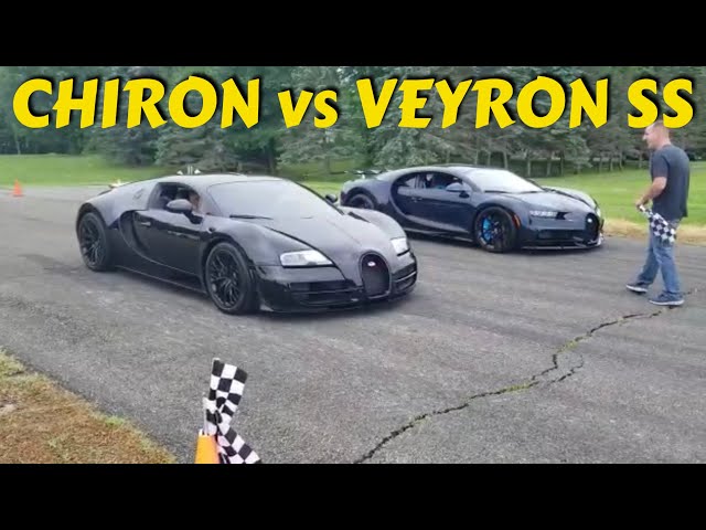 Short Strip Is Great Equalizer In Bugatti Chiron And Veyron Races