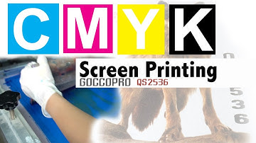 CMYK SCREEN PRINTING| GOCCOPRO QS2536