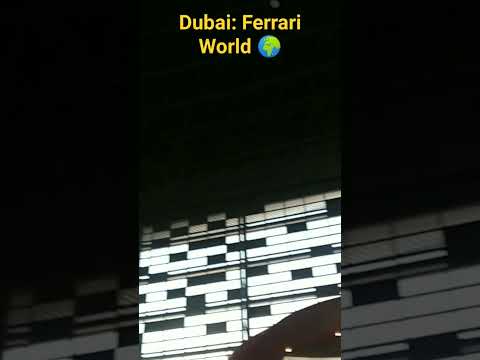 Dubai : Ferrari World 🌍#ferrari #dubai #subscribetomychannel #car #dubai