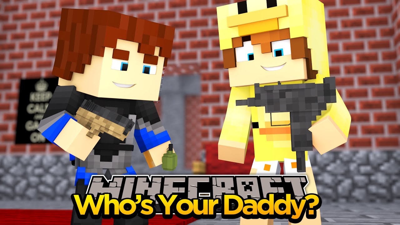 MINECRAFT- WHOS YOUR DADDY- TURNING INTO SUPER HEROS!!!