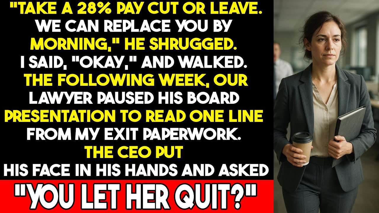 Она сказала «Хорошо» и ушла. То, что произошло дальше, потрясло весь совет директоров
