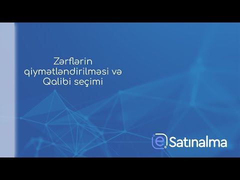 Video: Proqramın qiymətləndirilməsinin məqsədi nədir?