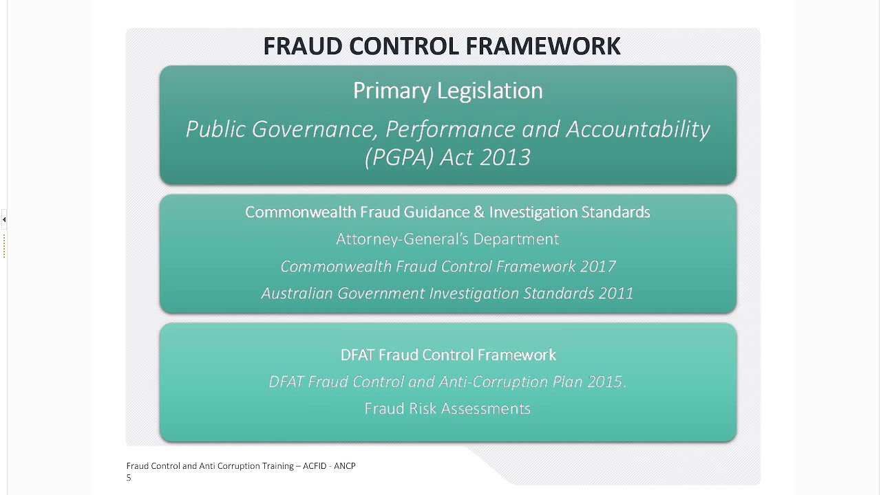 DFAT webinar on Fraud