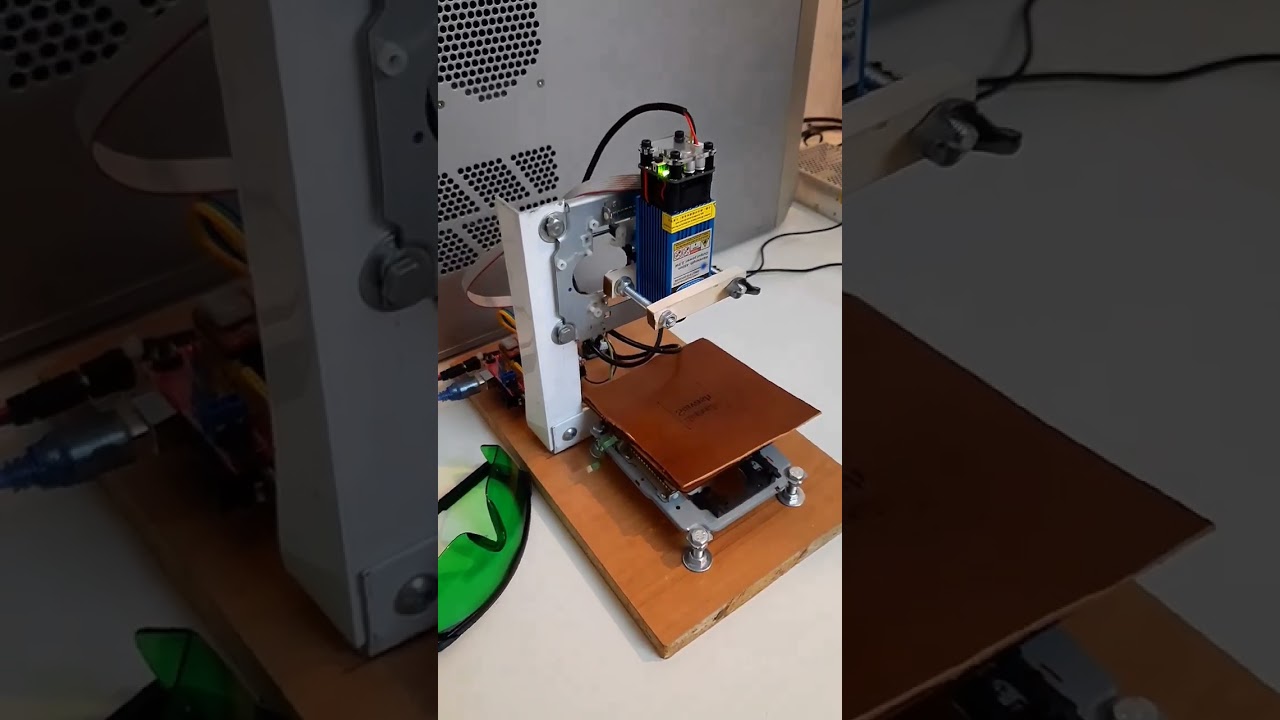 CNC Laser Engraver From DVD Drive 📀