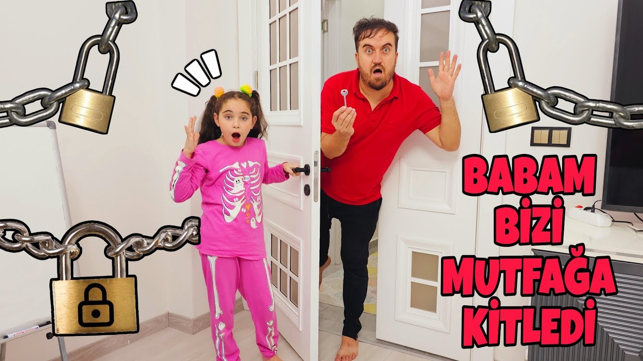 EYVAH ELİF !! BABAM BİZİ ODAYA KİTLEDİ !! ANAHTAR YOK NAPCAZ ŞİMDİ ?!