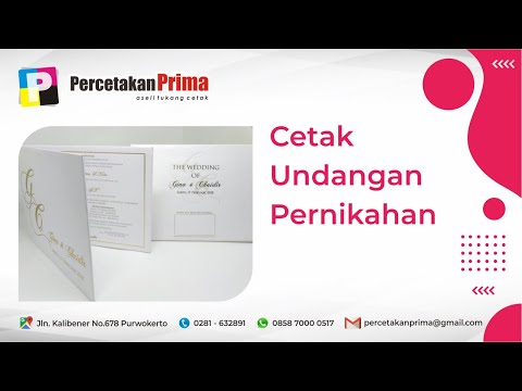 Percetakan Prima | Cetak Undangan Pernikahan