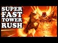 Grubby | "SUPER FAST Towerrush" | Warcraft 3 TFT | ORC vs ORC | Ancient Isles