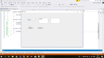 C# Temel Örnekler Serisi 3 (listbox ekleme- seçili olanı silme ve aktarma işlemleri)