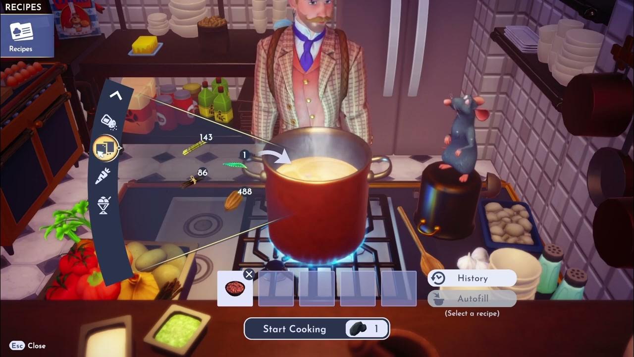 How to Make Roasted Almonds in Disney Dreamlight Valley - YouTube