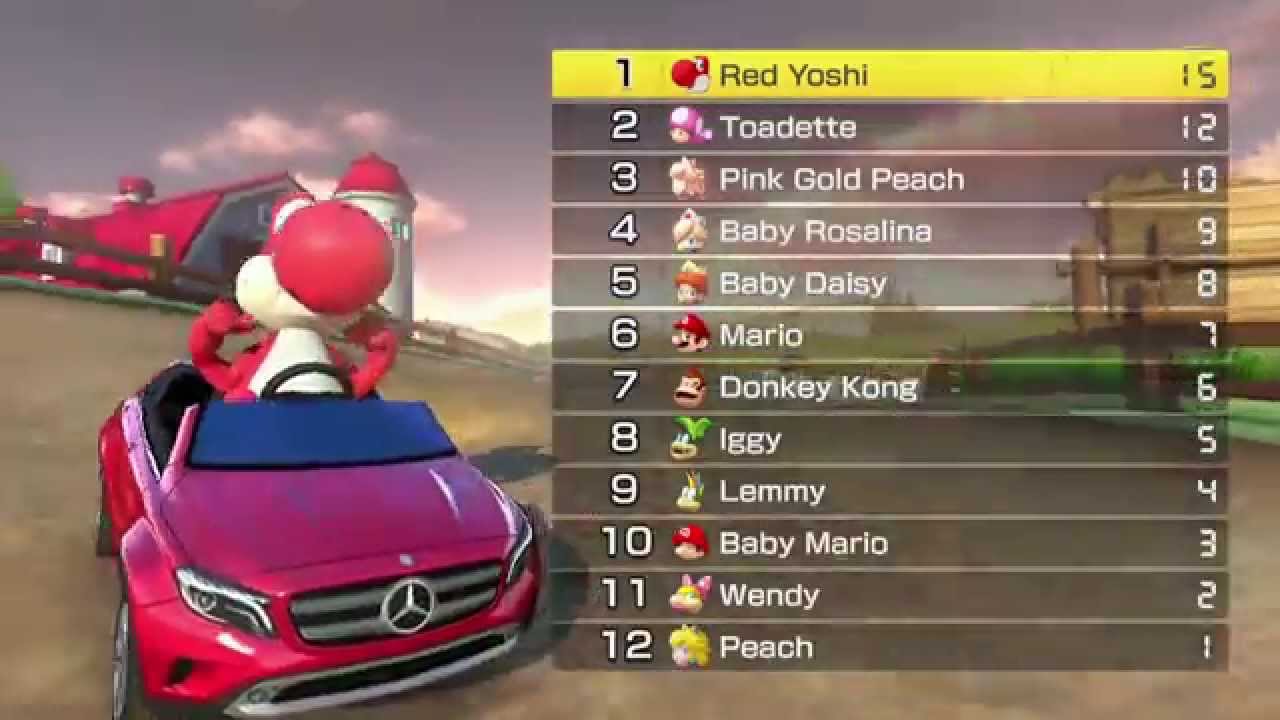 How To Unlock The Mercedes Benz Dlc In Mario Kart 8 Deluxe Plus Footage Nintendo Everything