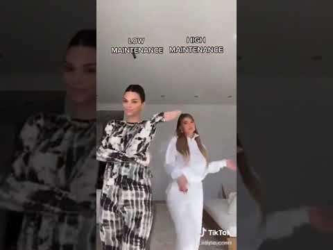 Kendall and Kylie Jenner hilariously tiktoks. 🤣😂