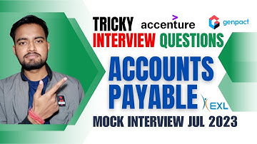 Accenture Accounts Payable Tricky Q&A Interview | Mock Interview Jul 2023 | Corporate Wala | Genpact