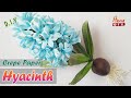 How to make crepe paper Hyacinths - HanaDIY