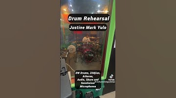 Drum Rehearsal with Justine Mark Yulo #dwdrums #zildjian #audixmics #arboreacymbals #shure