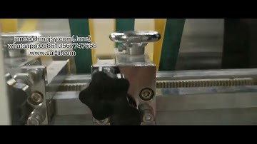 Living Checking SAILI KLQ-600 grooving effect of your package box From Customer