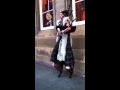 Street performer at Edinburg August 2011