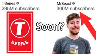 When Will MrBeast Pass T-Series? (Calculated)