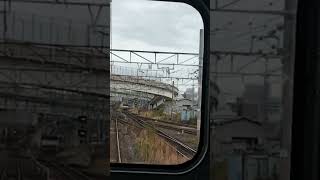 113系B13編成　前面車窓　EF210通過　EF65停車　北長瀬駅　2022.11.30　