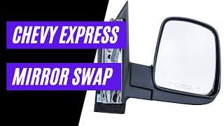 How to Replace Chevy Express Side Mirror (03-17)