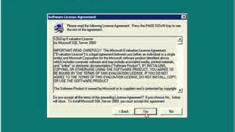 Installing SQL Server 2000
