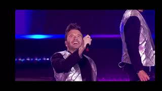 Westlife - Abba medley (part 1 close-up)