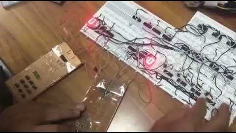 Door lock system using logic gates-Mechanthematica