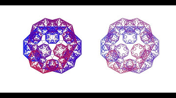 LevyC curve (starting from a triangle, inverted angles)