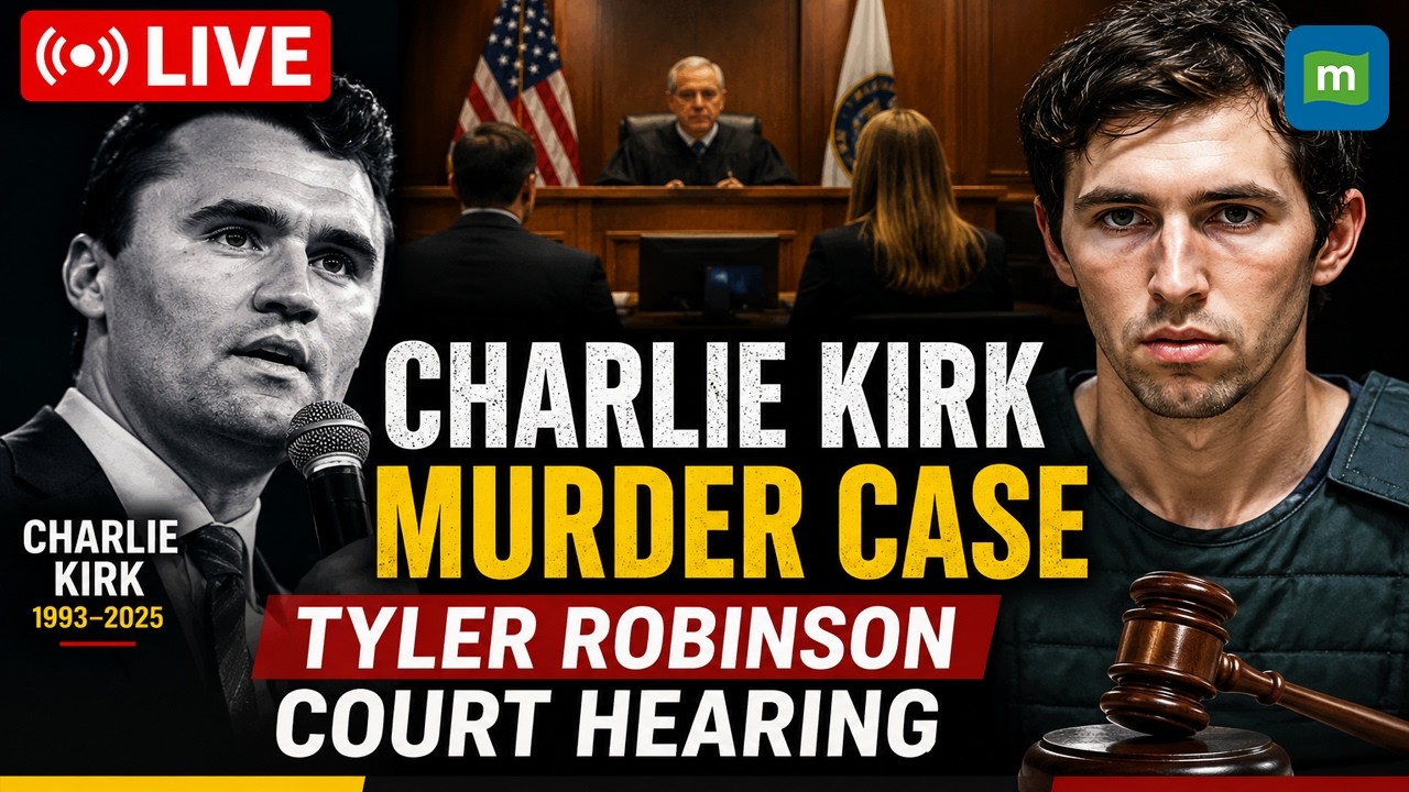 🔴 Charlie Kirk Murder Case LIVE | Tyler Robinson Court Hearing | Live Updates thumbnail