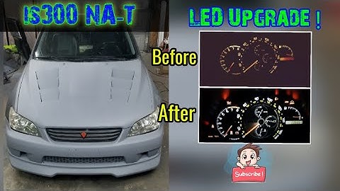 Turbo lexus is300 🚨 LED Gauge Cluster Upgrade  #2JZ #lexus #is300 #turbo #led #2jzge #nat #ledlights