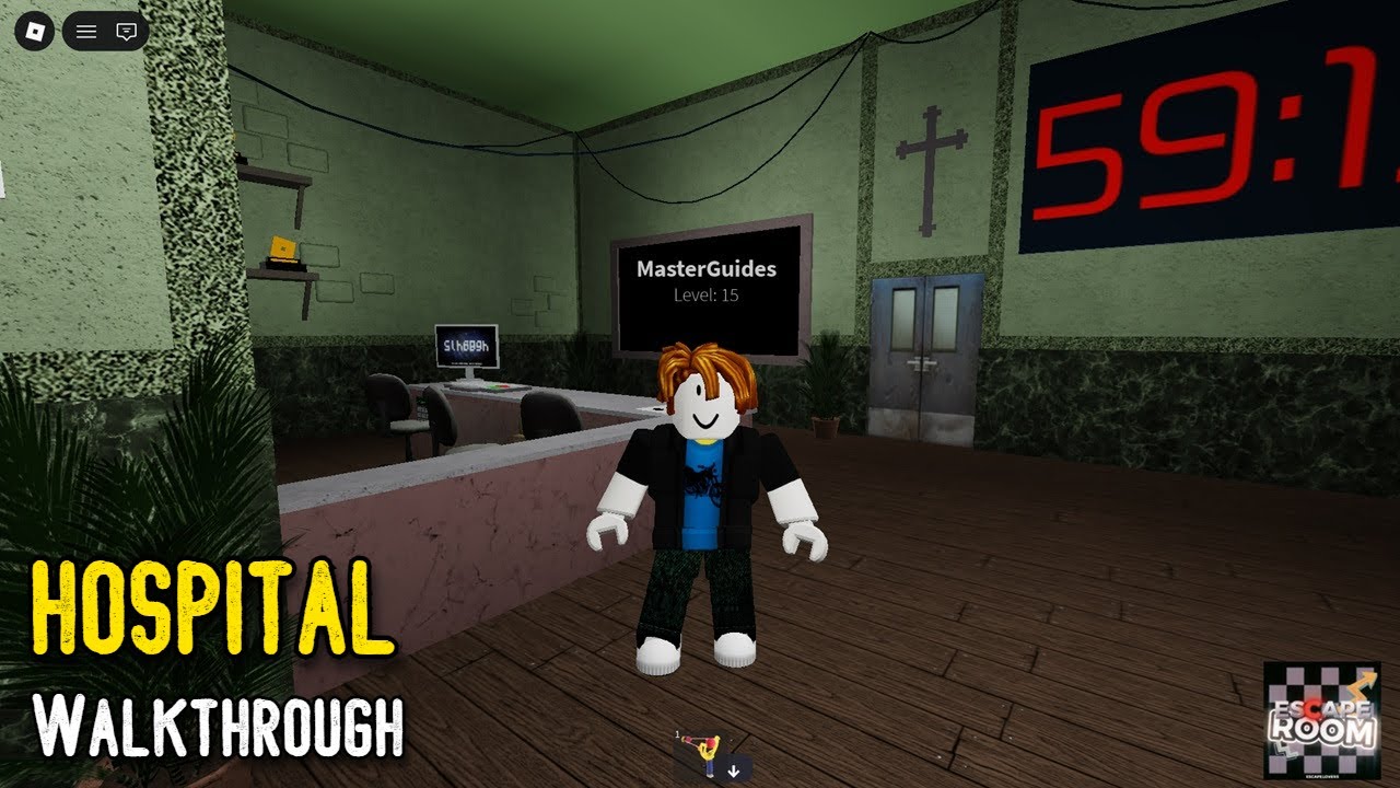 ESCAPE ROOM Hospital Walkthrough (Roblox)