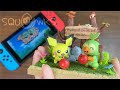 【粘土】ピチューとサルノリ - Newポケモンスナップ Pichu and Grookey - New Pokémon Snap | DIY clay