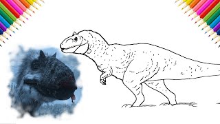 How to Draw Yutyrannus from The Dinosaurs The Netflix show