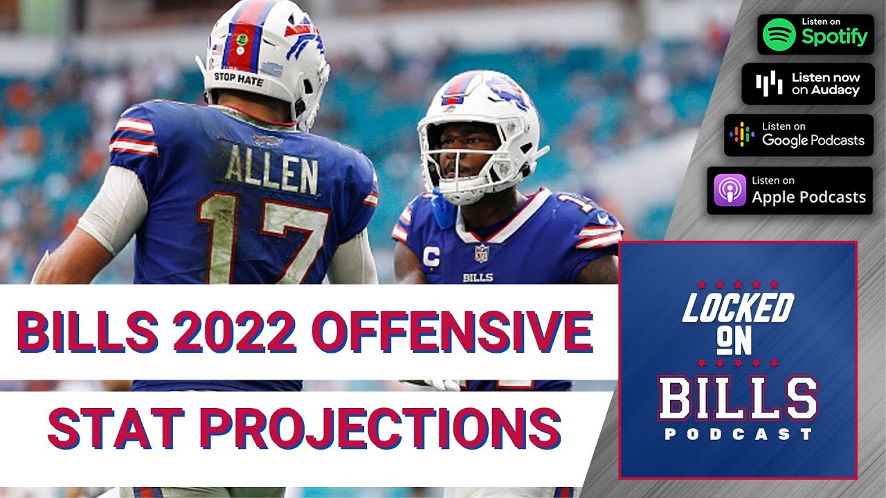 2022 Buffalo Bills Offensive Stat Projections YouTube