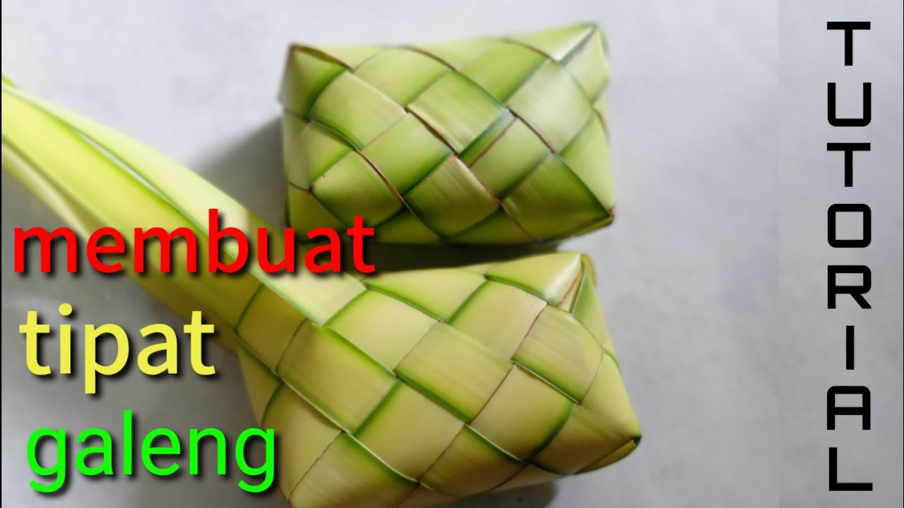 cara membuat tipat galeng//ketupat bantal