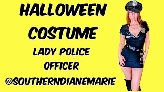 Halloween Costume Lady Police Officer