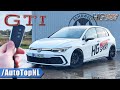 VW Golf GTI MK8 *MODIFIED* REVIEW on AUTOBAHN [NO SPEED LIMIT] by AutoTopNL