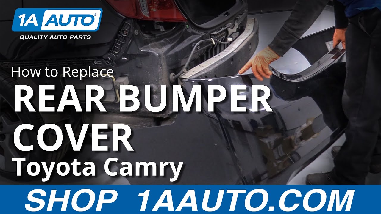 How to Replace Rear Bumper Cover 11-17 Toyota Camry - YouTube