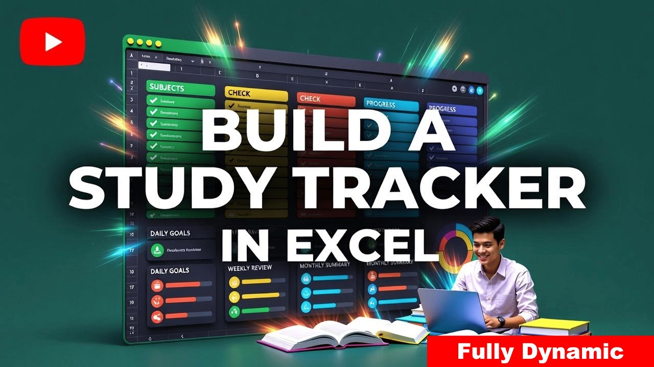 Create Your Own Study Tracker in Excel 2026 - YouTube
