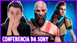 MORENO REAGINDO Á CONFERÊNCIA DA SONY 2021 (God of War, Spiderman, Wolverine...)