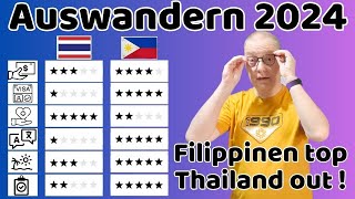 Ausgewandert -  Vergleich zwischen Thailand und Philippinen