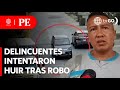 Policía frustró robo de mercadería valorizada en 10 mil soles | Primera Edición | Noticias Perú