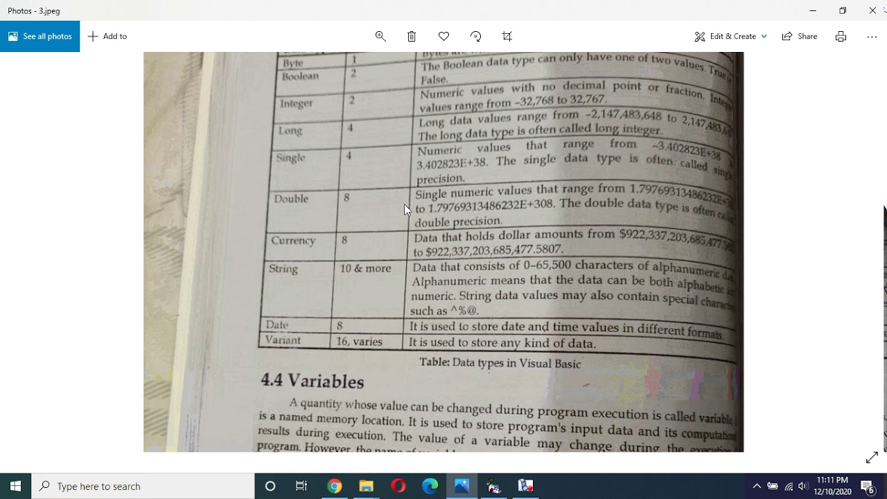 Lecture No. 2 | Data Types of Variables - YouTube