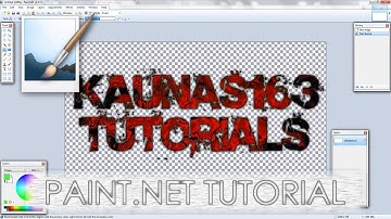 Paint.NET tutorial number 37 - Text Effect