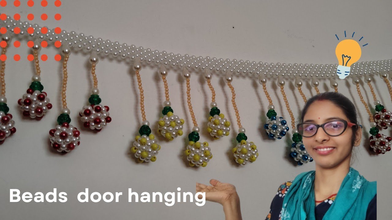 pearl beautiful toran(door hanging) designbeadwork YouTube