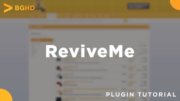 ReviveMe - Spigot Plugin Tutorial/Overview