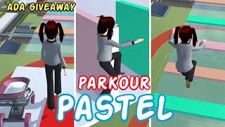 Obby Parkour Pastel  Cantik dan Keren | Sakura School Simulator Indonesia |  Parkour Sakura Part 20