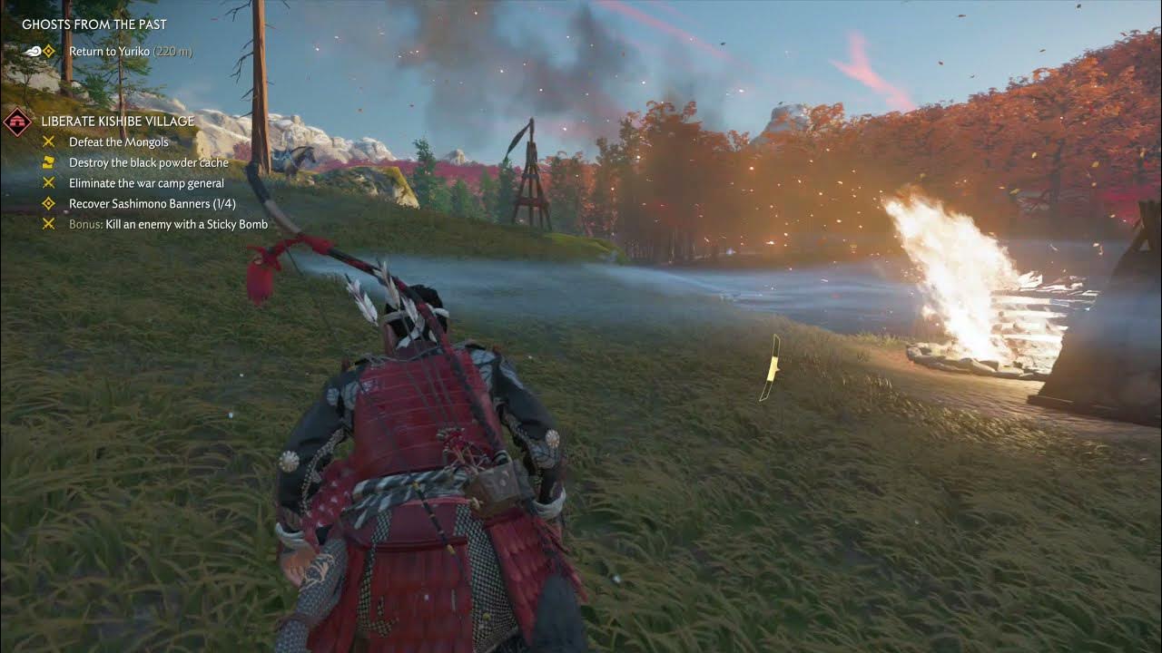 Ghost of Tsushima Gather Reeds for Ranged Gear Get Back to Yuriko YouTube
