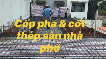 Cấu tạo cốp pha & cốt thép dầm sàn nhà phố - Kho Tư liệu Xây dựng