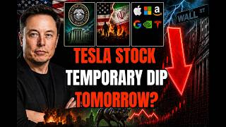 🚨 TESLA STOCK TEMPORARY DIP TOMORROW? TSLA, SPY, QQQ, ES, NQ, NVDA, AAPL, META BTC Predictions! 🚀