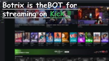 Botrix How To Setup The Bot For Kick and Alerts Tutorial